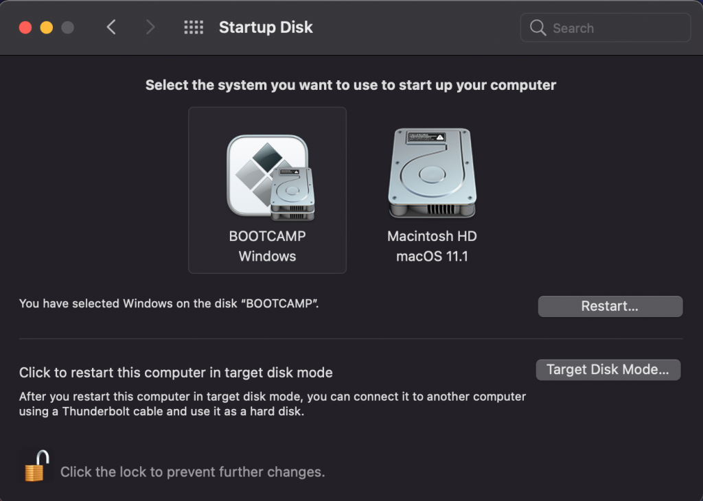 how to install windows on macbook air 2020