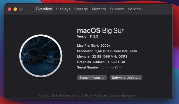 Complete Mac Pro 4,1 soft- and hardware upgrade – All the way up