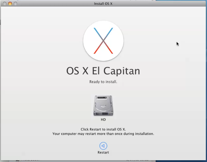 Install El Capitan App